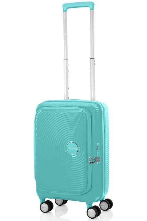 American Tourister Curio 55cm V2 Aquatic Awe 湖水色前开式行李箱