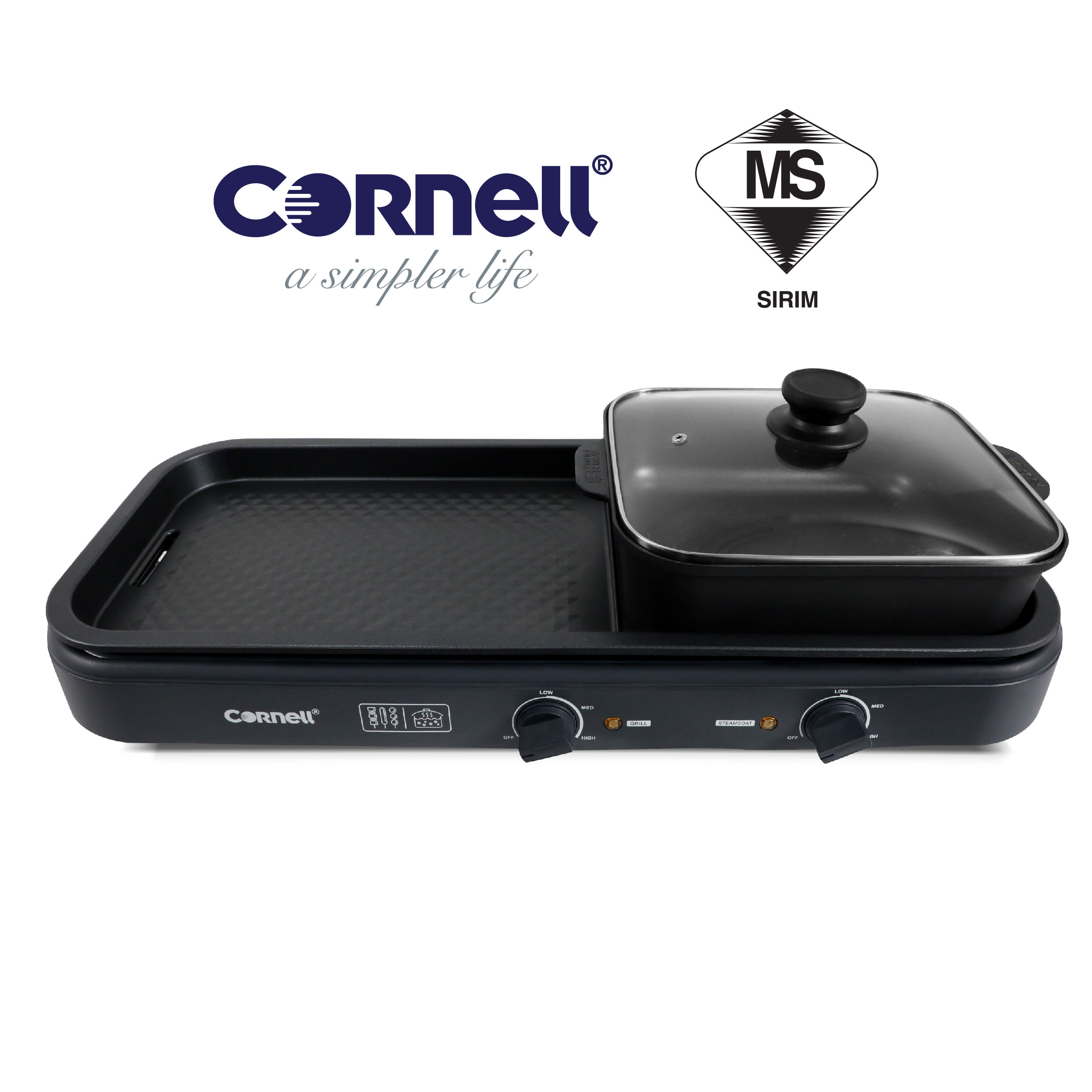 Cornell CCG-EL98DT grill and hot pot