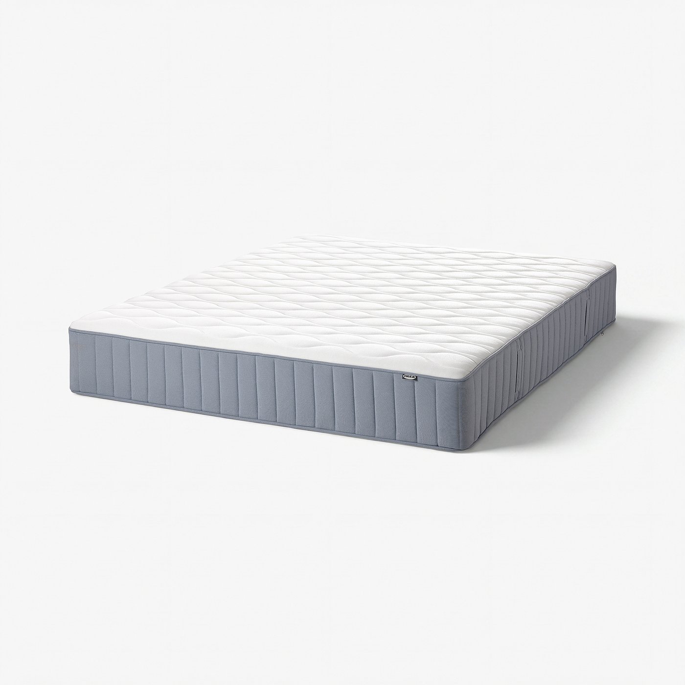 IKEA VÅGSTRANDA extra-firm light-blue pocket sprung mattress, 150x200 cm