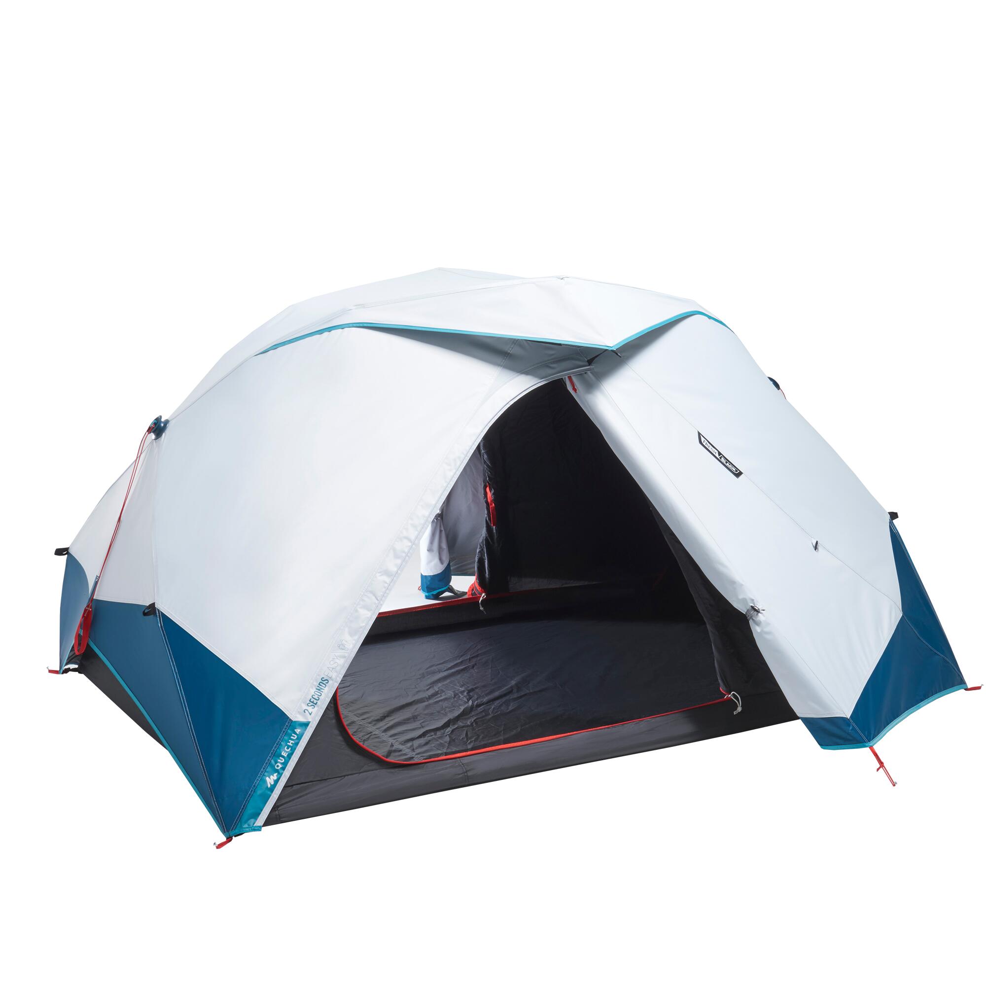 Quechua 2 Seconds Easy Fresh & Black 2P