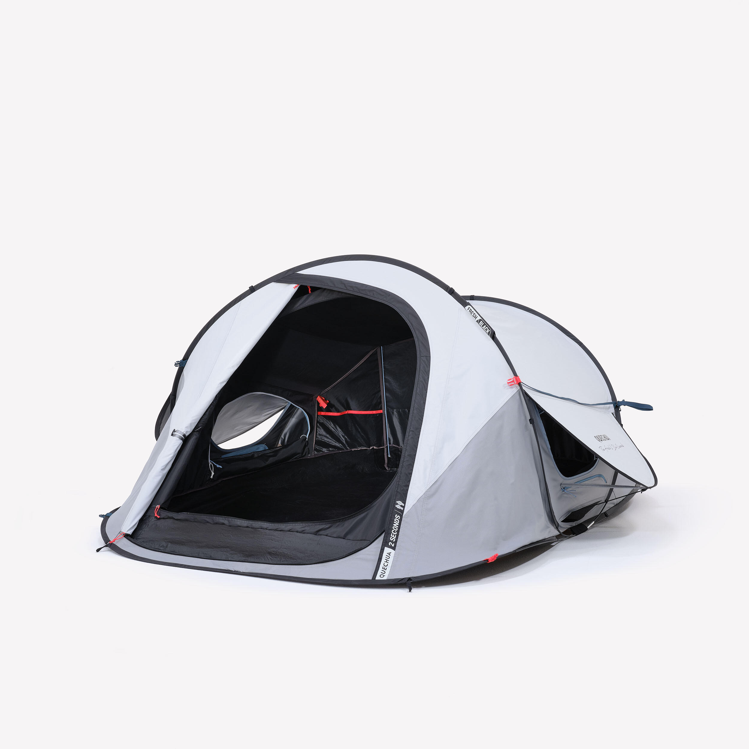 Quechua 2 Seconds Fresh & Black 2P